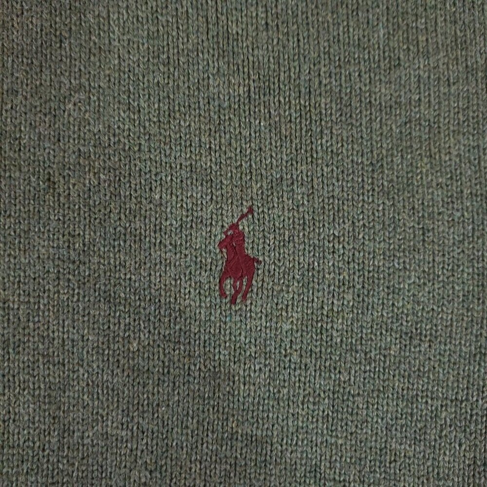 Vintage Polo by Ralph Lauren Mens XXL 1/4 Zip Pullover Sweater Mock Neck Pony - Picture 8 of 15